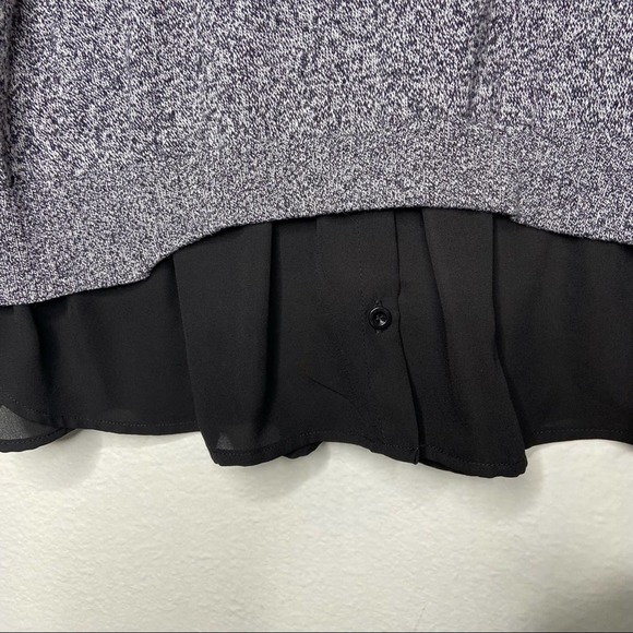 Torrid Floral Embroidered Faux Layered Sweater - Picture 2 of 6